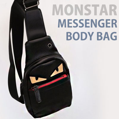 モンスターメッセンジャーボディバッグ/スケートボードバック/ skateboard body bag