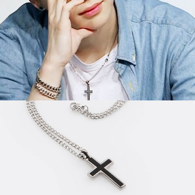  [UNISEX] WANNAONE Kang Daniel st. クロスレイヤードネックレス(2type)