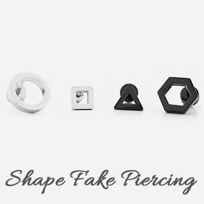  シェイプピアス(4type/2size./2color)