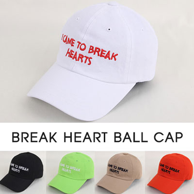 [UNISEX]BREAK HEARTS ボールキャップ(5color)