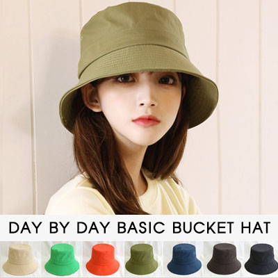 [UNISEX]DAY BY DAYベーシックバケットハット(7color)