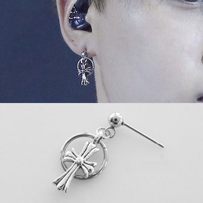 [UNISEX] BTS/Jimin/防弾少年団/ジミン st. クロスリングピアス (3type)