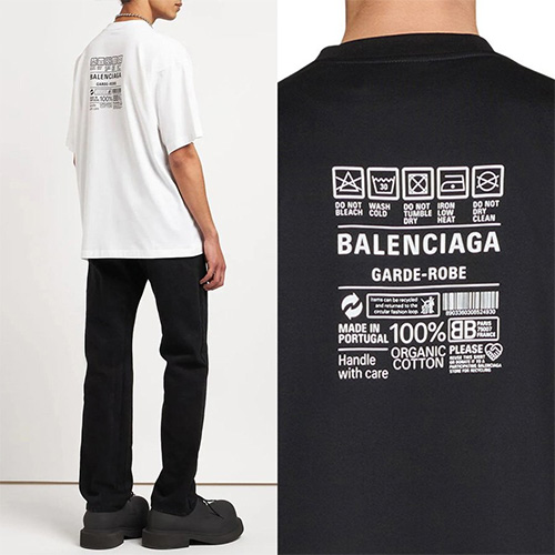 ケアラベルTシャツ/半袖 (2color 3size)