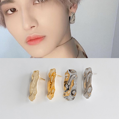 ATEEZ st. フラットウェーブピアス (2color)