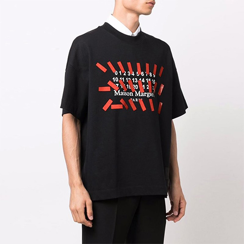 [MM] ナンバーTシャツ/半袖 (2color 2size)
