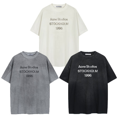 [ACN] スタンプロゴリラックスTシャツ/半袖