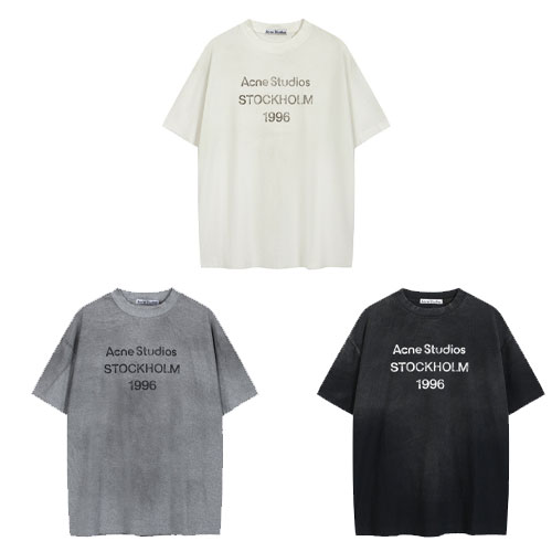 [ACN] スタンプロゴTシャツ/半袖