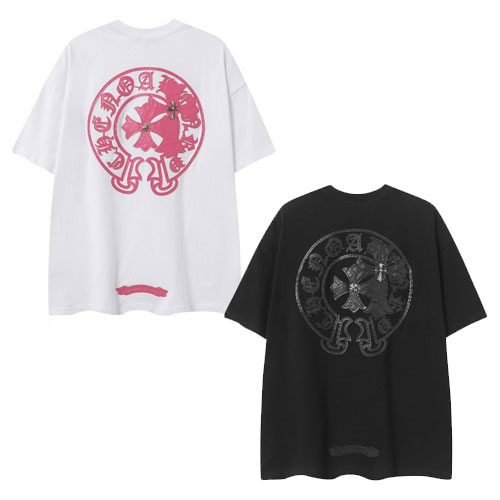 [CH] クロスパッチTシャツ/半袖