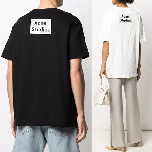 [ACN] バックパッチTシャツ/半袖