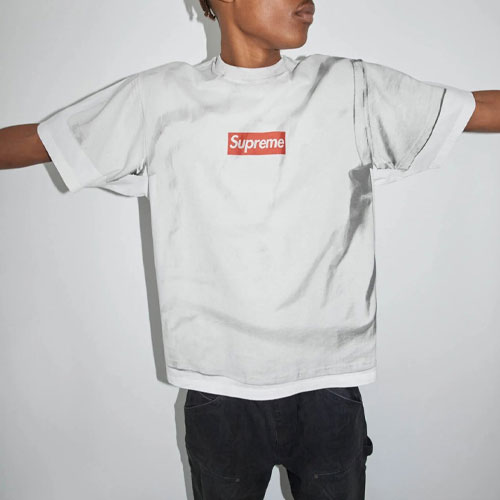 [SUP x MM] ボックスロゴTシャツ/半袖