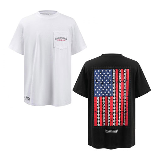 [CH] アメリカンフラグTシャツ/半袖