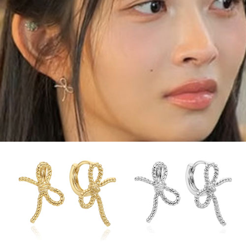  【正規品】 IVE/アイヴ着用. ツイストリボンピアス